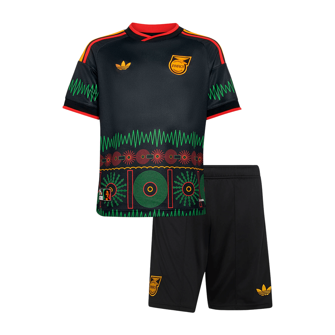 Kid's Jamaica Away Soccer Jersey Kit(Jersey+Shorts) 2026 - Soccerdeal