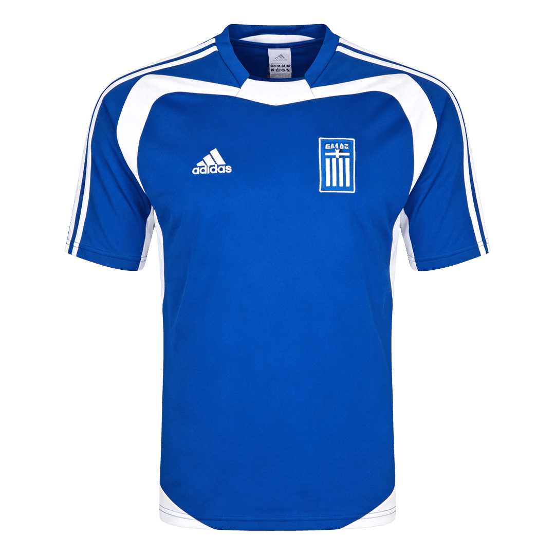 Retro 2004 Greece Home Soccer Jersey - Soccerdeal