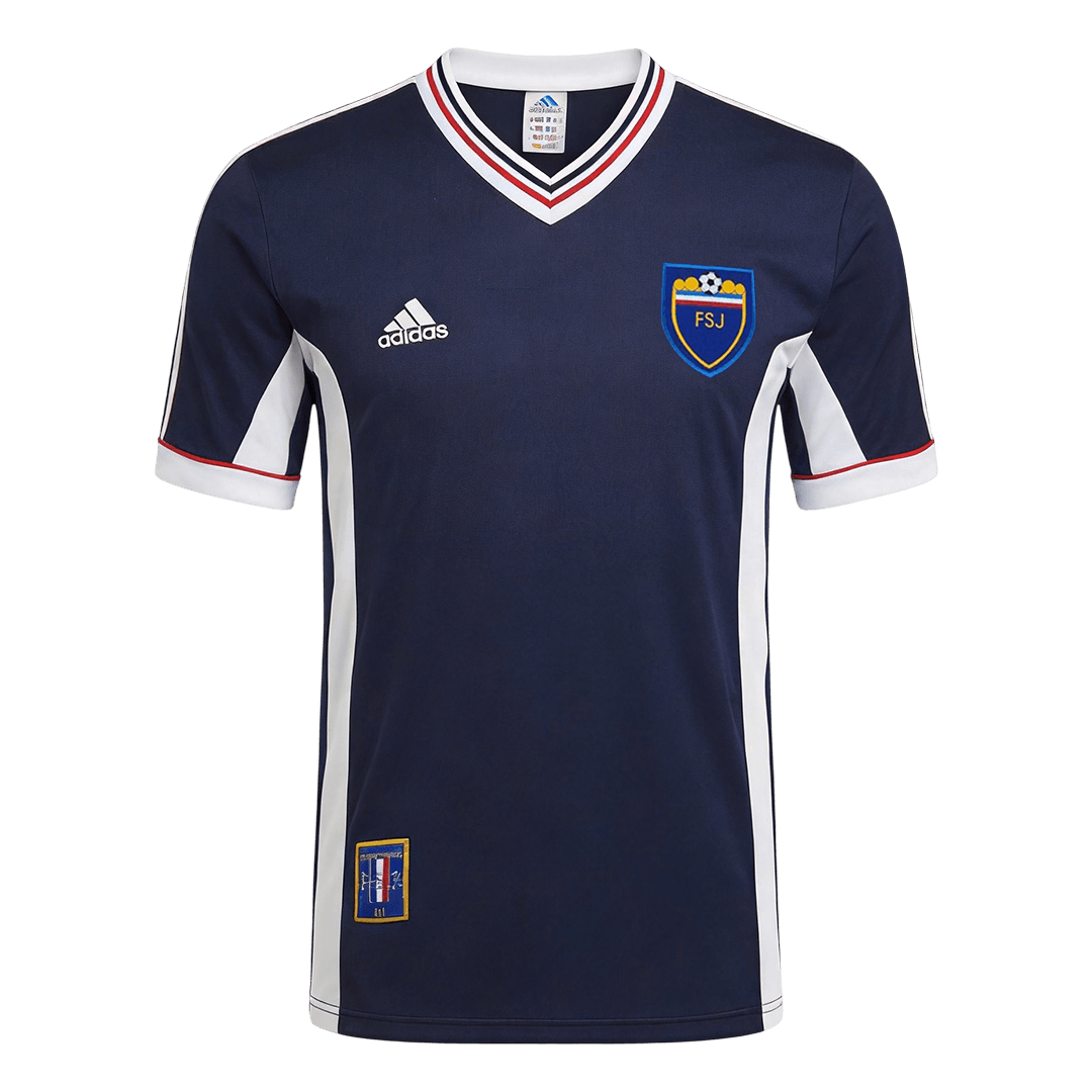 Retro 1998 Yugoslavia Home Soccer Jersey - Soccerdeal