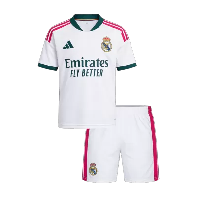 Kid's Real Madrid Home Soccer Jersey Kit(Jersey+Shorts) 2026/27 - Soccerdeal