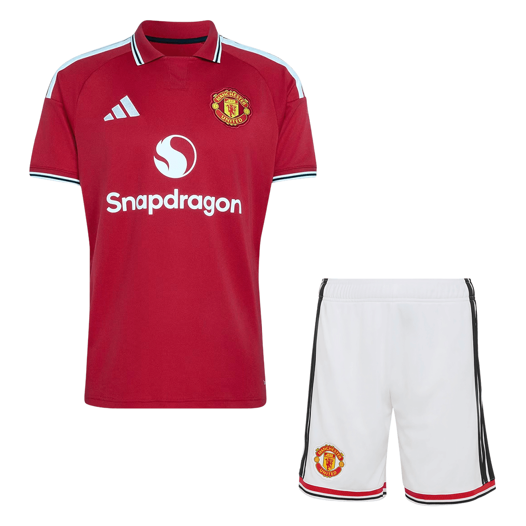 Manchester United Home Soccer Jersey Kit(Jersey+Shorts) 2026/27 - Soccerdeal