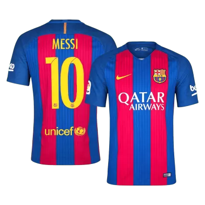 Retro MESSI #10 2016/17 Barcelona Home Soccer Jersey - Soccerdeal