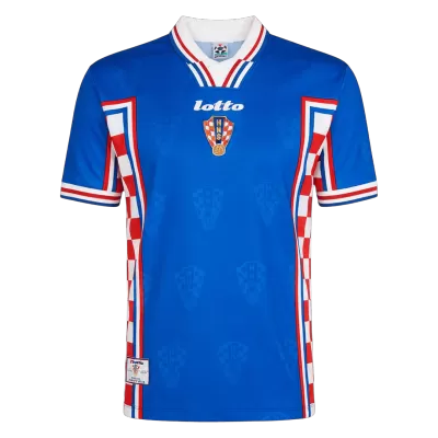 Retro 1998 Croatia Away Soccer Jersey - Soccerdeal