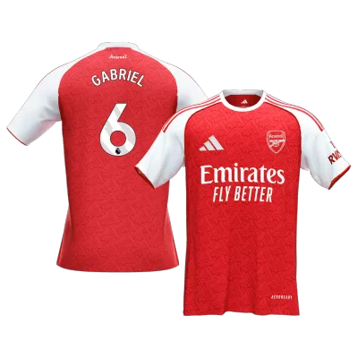 GABRIEL #6 Arsenal Home Soccer Jersey 2025/26 - Soccerdeal