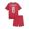 Kid's B. FERNANDES #8 Portugal Home Soccer Jersey Kit(Jersey+Shorts) 2026 - Soccerdeal