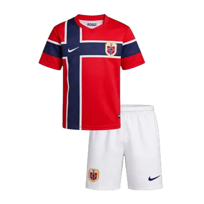 Kid's Norway Home Soccer Jersey Kit(Jersey+Shorts) 2026 - Soccerdeal