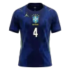 MARQUINHOS #4 Brazil Away Soccer Jersey 2026 - Soccerdeal