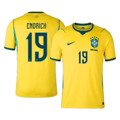 ENDRICK #19 Brazil Home Soccer Jersey 2026 - Soccerdeal