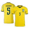 CASEMIRO #5 Brazil Home Soccer Jersey 2026 Player Version - Soccerdeal