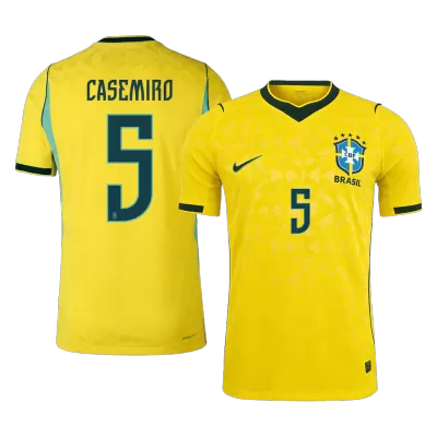 CASEMIRO #5 Brazil Home Soccer Jersey 2026 Player Version - Soccerdeal