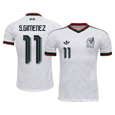 S.GIMENEZ #11 Mexico Away Soccer Jersey 2026 Player Version - Soccerdeal
