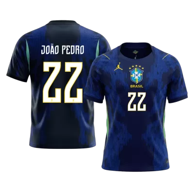 JOÃO PEDRO #22 Brazil Away Soccer Jersey 2026 - Soccerdeal