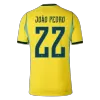 JOÃO PEDRO #22 Brazil Home Soccer Jersey 2026 Player Version - Soccerdeal