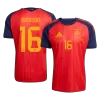 RODRIGO #16 Spain Home Soccer Jersey 2026 - Soccerdeal