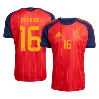 RODRIGO #16 Spain Home Soccer Jersey 2026 - Soccerdeal