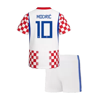 Kid's MODRIĆ #10 Croatia Home Soccer Jersey Kit(Jersey+Shorts) 2026 - Soccerdeal