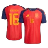 RODRIGO #16 Spain Home Soccer Jersey 2026 Player Version - Soccerdeal