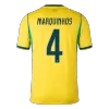MARQUINHOS #4 Brazil Home Soccer Jersey 2026 - Soccerdeal