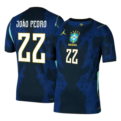 JOÃO PEDRO #22 Brazil Away Soccer Jersey 2026 Player Version - Soccerdeal