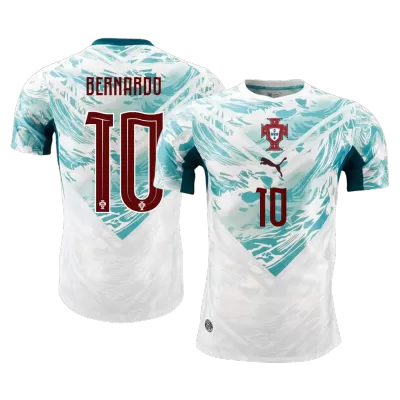 BERNARDO #10 Portugal Away Soccer Jersey 2026 Player Version - Soccerdeal