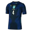 MARQUINHOS #4 Brazil Away Soccer Jersey 2026 Player Version - Soccerdeal