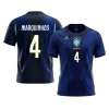 MARQUINHOS #4 Brazil Away Soccer Jersey 2026 - Soccerdeal