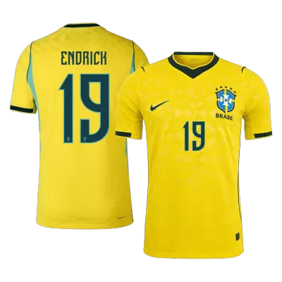 ENDRICK #19 Brazil Home Soccer Jersey 2026 Player Version - Soccerdeal