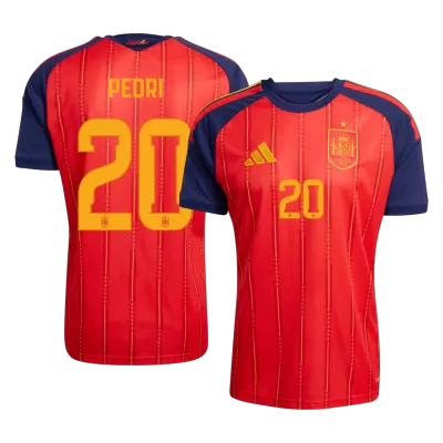 PEDRI #20 Spain Home Soccer Jersey 2026 - Soccerdeal