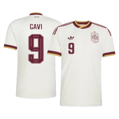 GAVI #9 Spain Away Soccer Jersey 2026 - Soccerdeal