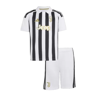 Kid's Juventus Home Soccer Jersey Kit(Jersey+Shorts) 2026/27 - Soccerdeal