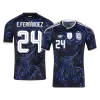 E. FERNÁNDEZ #24 Argentina Away Soccer Jersey 2026 - Soccerdeal
