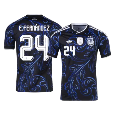 E. FERNÁNDEZ #24 Argentina Away Soccer Jersey 2026 - Soccerdeal