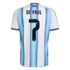 DE PAUL #7 Argentina Home Soccer Jersey 2026 - Soccerdeal