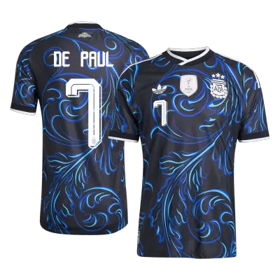 DE PAUL #7 Argentina Away Soccer Jersey 2026 Player Version - Soccerdeal