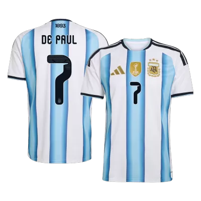 DE PAUL #7 Argentina Home Soccer Jersey 2026 - Soccerdeal