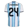 E. FERNÁNDEZ #24 Argentina Home Soccer Jersey 2026 - Soccerdeal