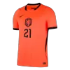 F.DE JONG #21 Netherlands Home Soccer Jersey 2026 - Soccerdeal