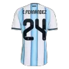 E. FERNÁNDEZ #24 Argentina Home Soccer Jersey 2026 Player Version - Soccerdeal