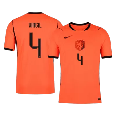 VIRGIL #4 Netherlands Home Soccer Jersey 2026 Player Version - Soccerdeal