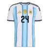 E. FERNÁNDEZ #24 Argentina Home Soccer Jersey 2026 Player Version - Soccerdeal