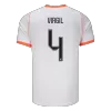 VIRGIL #4 Netherlands Away Soccer Jersey 2026 - Soccerdeal