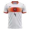 VIRGIL #4 Netherlands Away Soccer Jersey 2026 Player Version - Soccerdeal