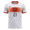 F.DE JONG #21 Netherlands Away Soccer Jersey 2026 Player Version - Soccerdeal