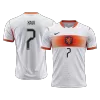 XAVI #7 Netherlands Away Soccer Jersey 2026 Player Version - Soccerdeal