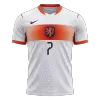 XAVI #7 Netherlands Away Soccer Jersey 2026 Player Version - Soccerdeal