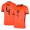 VIRGIL #4 Netherlands Home Soccer Jersey 2026 - Soccerdeal