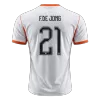 F.DE JONG #21 Netherlands Away Soccer Jersey 2026 Player Version - Soccerdeal