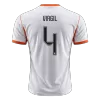 VIRGIL #4 Netherlands Away Soccer Jersey 2026 Player Version - Soccerdeal