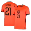 F.DE JONG #21 Netherlands Home Soccer Jersey 2026 - Soccerdeal