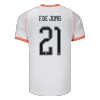 F.DE JONG #21 Netherlands Away Soccer Jersey 2026 - Soccerdeal